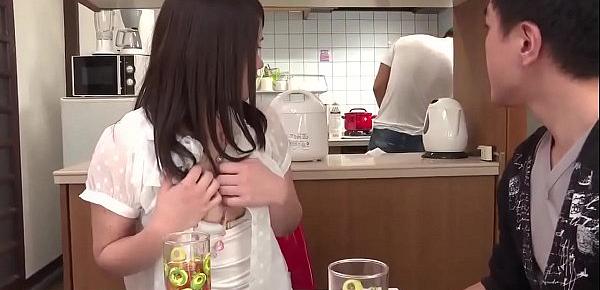  Sanae Akino blows hubby before going to work  - More at javhd.net